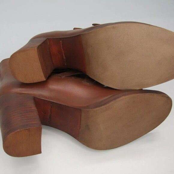 NEW VINTAGE FOUNDRY Womens Lauralyn Block Heel Sandal Strappy  Leather Size 9 - Picture 7 of 8